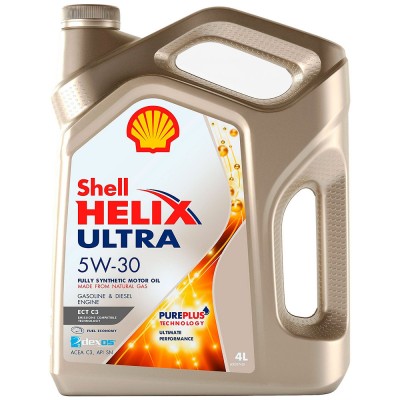 Shell Helix Ultra 5w30 4л масло моторное 550042847