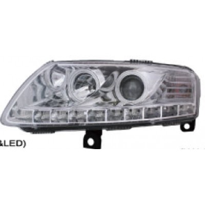 AUDI A6 ФАРА Л+П (КОМПЛЕКТ) ТЮНИНГ (DEVIL EYES) 04-08 AI0A604-004H-N