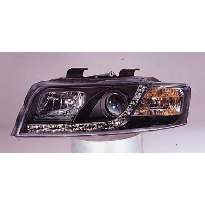 AUDI A4 ФАРА Л+П (КОМПЛЕКТ) ТЮНИНГ ЛИНЗОВАН ВНУТРИ ЧЕРН 01-04 AI0A401-004B-N